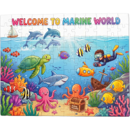 Nini Toys Large Jigsaw Puzzle Marine World Design-108 Pcs image