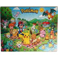 Nini Toys Large Jigsaw Puzzle Pokemon Design-108 Pcs image