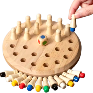 Nini Toys Wooden Memory Chess Game For Both image