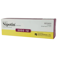 Nipotin 5000 Iu Iv Sc Injection Pre-Filled Syringe image