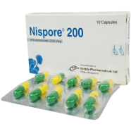 Nispore 200 mg Capsule–10's Strip image