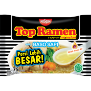 Nissin Top Ramen Baso Sapi 75 gm image