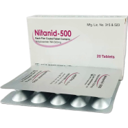 Nitanid 500 mg Tablet 10's strip image