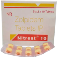 Nitrest 10 mg Tablet 10's Strip image