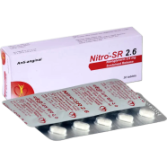 Nitro-SR 2.6 mg Tablet 10's Strip image
