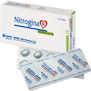 Nitrogina SR 2.6mg Tablet 10's Strip image