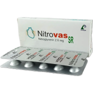 Nitrovas Sr 2.6 mg Tablet 10's Strip image