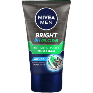 Nivea Man Face Wash Bright 8h Oil Clear 100ml Indonesia image