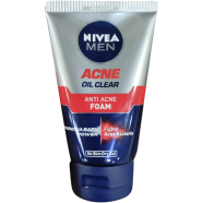 Nivea Men Acne Oil Clear Anti Acne Facial Foam 100 gm - 82378 image