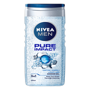 Nivea Men Shower Gel Pure Impact (250 ml) image