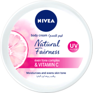 Nivea Natural Fairness Moisturizes Evens Skin Tone Body Cream 100ml image
