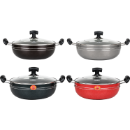Noah Non-Stick Karai With Glass Lid - 30.5cm IB