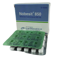Nobesit 850 mg Tablet 15's Strip image