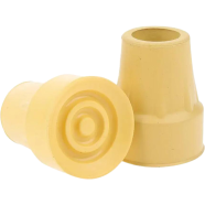 Non-Slip Rubber Walking Crutch Stick Tips 2.2 cm image