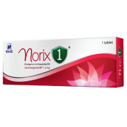 Norix 1.5 mg Emergency Contraceptive Pill 1 tablet pack image