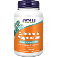 Now Calcium And Magnesium 100 Tablets - 733739012708 image