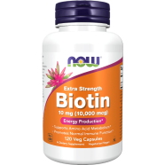 Now Extra Strength Biotin 10000mcg 120 Veg Capsules - 733739004796 image