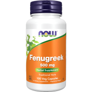 Now Fenugreek 500mg 100 Veg Capsules - 733739046772 image
