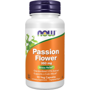 Now Food Passion Flower 350 mg 90 Veg Capsules image