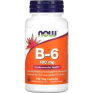 Now Foods B 6 100mg Capsules 100Pcs image
