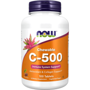 Now Foods Vitamin C-500 – 100 Veg Tablets image