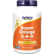Now Super Omega 369 Fish Oil 180 Softgels - 733739018410 image