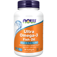 Now Ultra Omega3 Fish Oil 500 Epa 250 Dha 90 Softgels - 733739016614 image