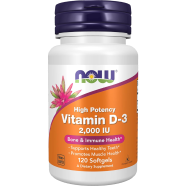 Now Vitamin D-3 2000 IU 120 Capsules -433711476 image