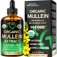 Nutra Harmony Organic Mullein Extract Alcohol Free 120ml image