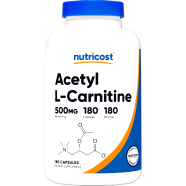Nutricost Acetyl Lcarnitine 500mg 180 Capsules - 810014679082 image