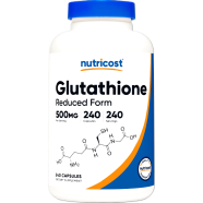 Nutricost Glutathione 500mg 240 Capsules - 810014671307 image