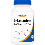 Nutricost L-Leucine 2,000mg 120 Vegetarian Capsules -523491918 image