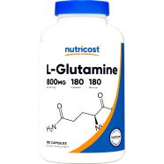 Nutricost Lglutamine 800mg 180 Capsules - 702669932820 image