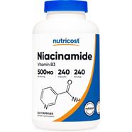 Nutricost Vitamin B3 Niacinamide 500mg - 240 Capsules -325629367 image
