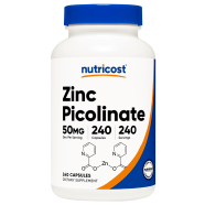 Nutricost Zinc Picolinate 50 Mg - 240 Capsules -505534938 image
