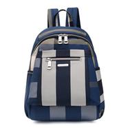 Nylon Backpack Durable Waterproof Casual Shoulder Bag Blue Color image