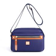 Nylon Fashion Cross Body Bag Lightweight Portable Shoulder Bag Royal Blue Color image