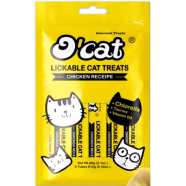 O'Cat Lickable Cat Treats - Chicken Receipe 60g (12g*5pcs) | Cat Snacks image