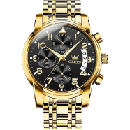 OLEVS 2879 Chronograph Stainless Steel Fashion Business Men Watch