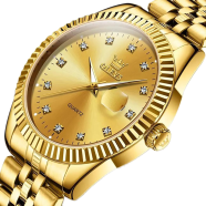OLEVS Luxury Diamond Quartz Watch for Men image