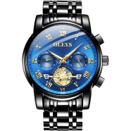 OLEVS Watch Luxury Business Chronograph waterproof stainless steel watch for mens image