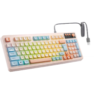 ONTEN Wired Backlit Keyboard with Audio Control And Type-C OTG image