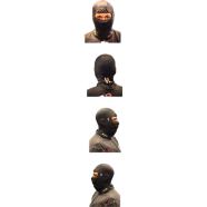 ORCA Premium Ninja Balaclava Lightweight, Breathable Full Face Mask for Summer Motorcycle, Cycling and Outdoor Sports 1 Piece image