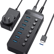 ORICO 7 Port USB3.0 CT2U3-7AB-GY- BP image