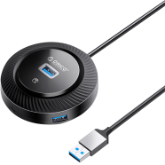 ORICO Desktop Type 4-Port USB Hub With Audio Mic Port YK4-U3-03-BK image