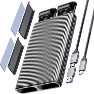 ORICO Dual- bay M.2 NVME Plus SATA AM2C3-2SN- GY image