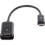 OTG Micro USB Cable Adapter Black image