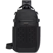 OZUKO 9879 Men's Polyester Water-Resistant Sling Backpack Adjustable Shoulder Strap Sling Bag image