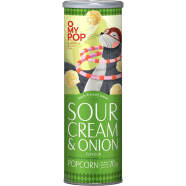 O MY POP Sour Cream and Onion Flavour Popcorn 70 gm image