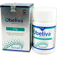 Obeliva 5 mg Tablet 30's Tablet Container image